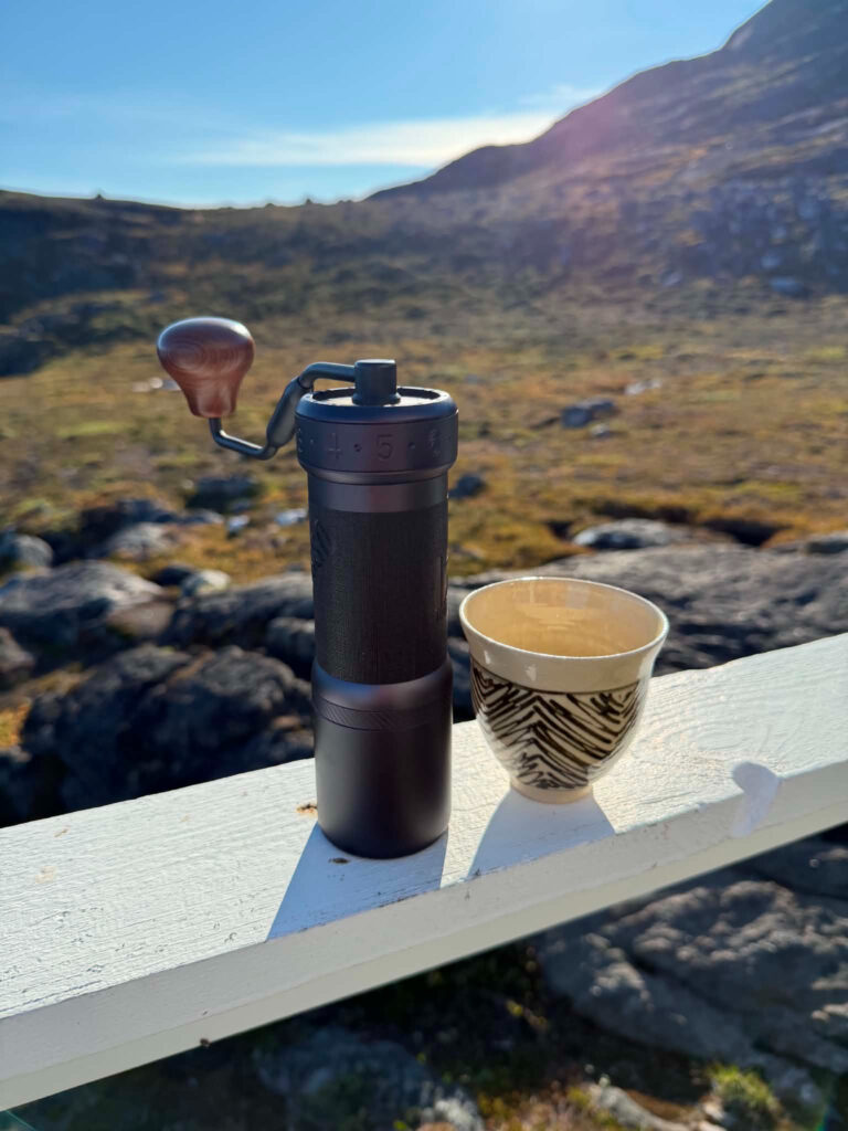 Godt udstyr er ikke en garanti for god kaffe - men det hjælper (også i hytten)